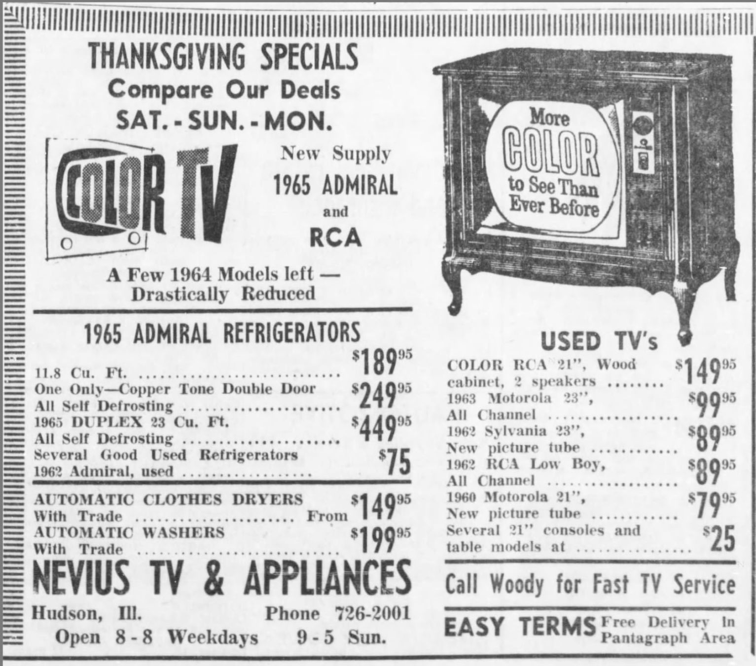 Thanksgiving specials: Compare our deals!